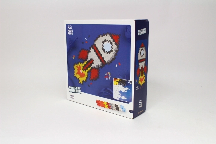 Plus-Plus Puzzle by Number raket, 500 dele