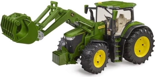 Traktor med frontlæsser John Deere 7R 350