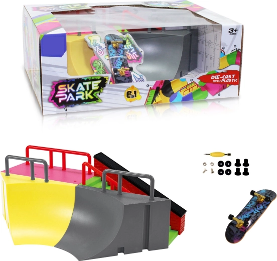 Sparkys modulære skatepark 6-i-1 pro fingerboard