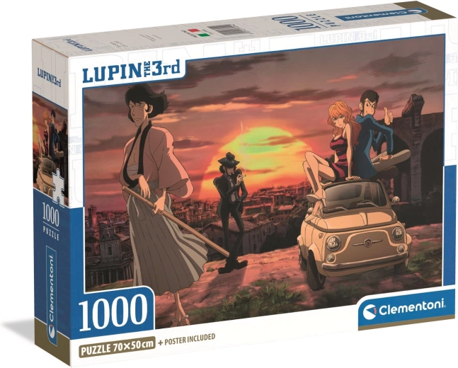 Puslespil 1000 Clementoni LUPIN III