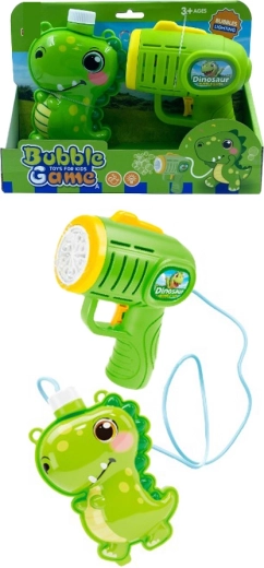 Sæbeboblepistol 2-i-1 dinosaur