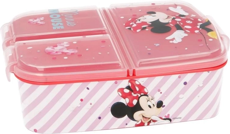 Madkasse Minnie Mouse med 3 rum
