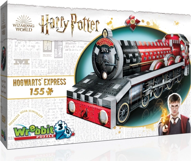 3D puslespil WREBBIT Harry Potter Hogwarts-ekspressen 155 brikker