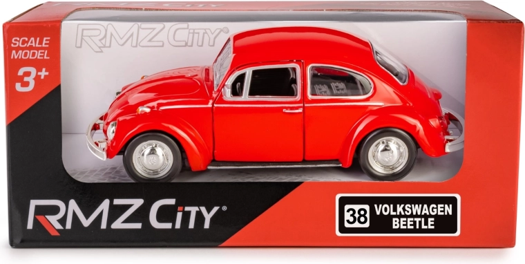Metalmodel RMZ City Volkswagen Beetle 1967 1:32 rød