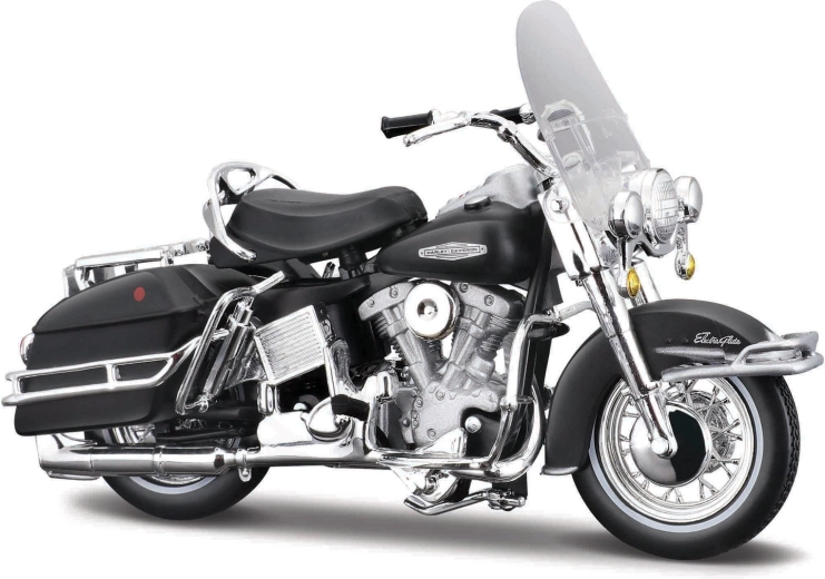 Maisto Harley-Davidson 1966 FLH Electra Glide mat sort 1:18