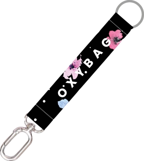 Kort nøglering med karabin Flowers