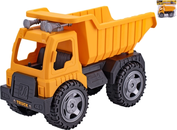 Bygge-dumper 30 cm – robust plastlastbil til børn