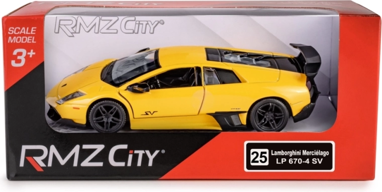 RMZ City metalmodel Lamborghini Murciélago LP670-4 SV 1:36 med pull-back