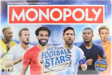 Monopoly: verdens fodboldstjerner (engelsk version)