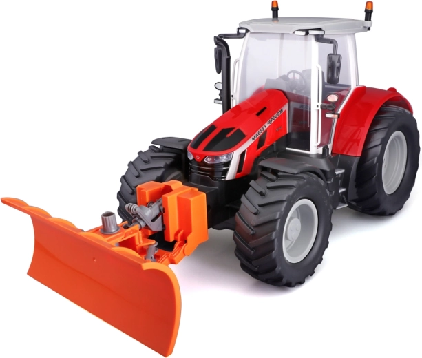 Maisto RC-traktor Massey Ferguson med skovl og lys