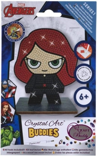 Crystal Art-figur Black Widow