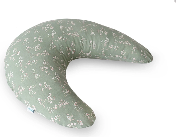 Ammepude og graviditetspude Huggy i jersey Green Meadow 150 × 60 × 37