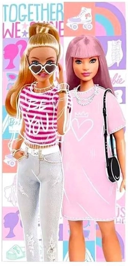 Barbie-håndklæde