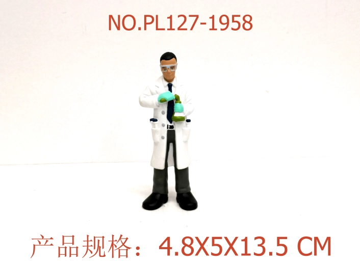 Figur kemiker 13,5 cm - 1 stk.