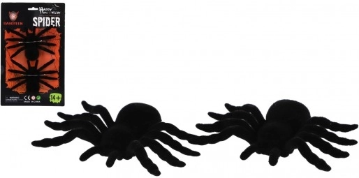 Plysbamseedderkopper 2 stk. 10 × 7 cm