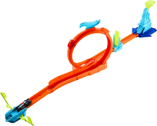 Hot Wheels stuntbane med forhindringer