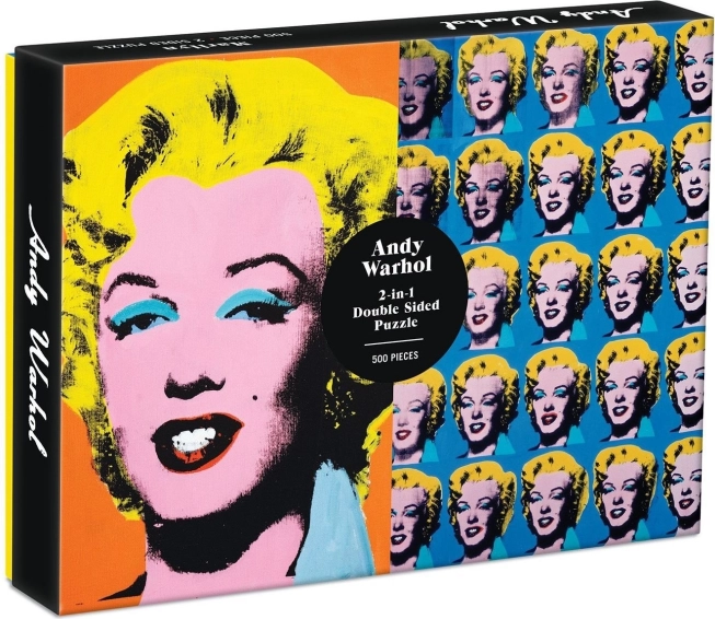 Dobbelt­sidet puslespil ANDY WARHOL Marilyn 500 brikker