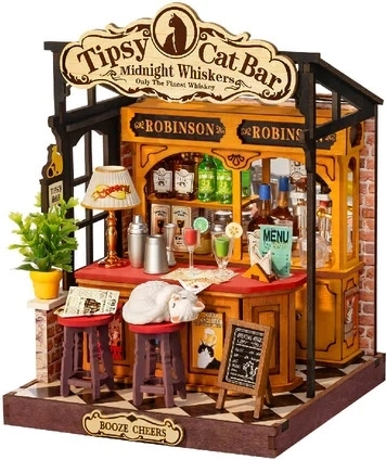 RoboTime Rolife DIY miniaturahus Tipsy Cat Bar