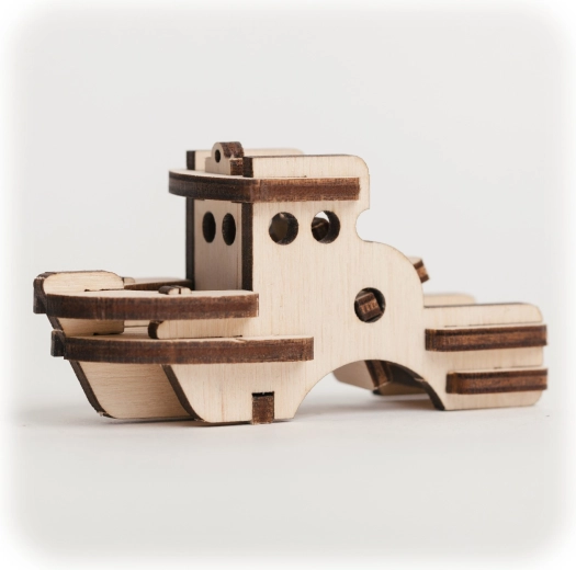 CuteWood træ 3D-puslespil Skib