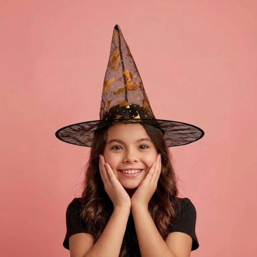 Halloween-heksehat - 1 stk.