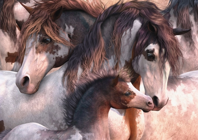 Puslespil Schmidt Heste Pinto 1000 brikker