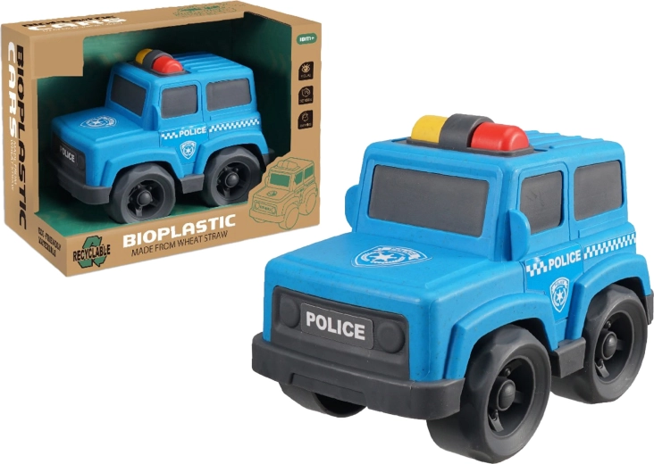 Bioplast-politi-bil 17 cm