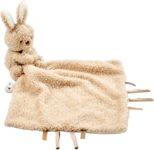 Nattou plys-nusseklud Teddy kanin 27 × 27 cm