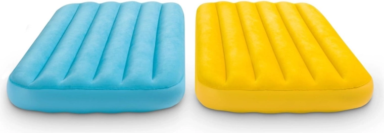 Oppustelig børnemadras 157 × 88 × 18 cm lyserød INTEX