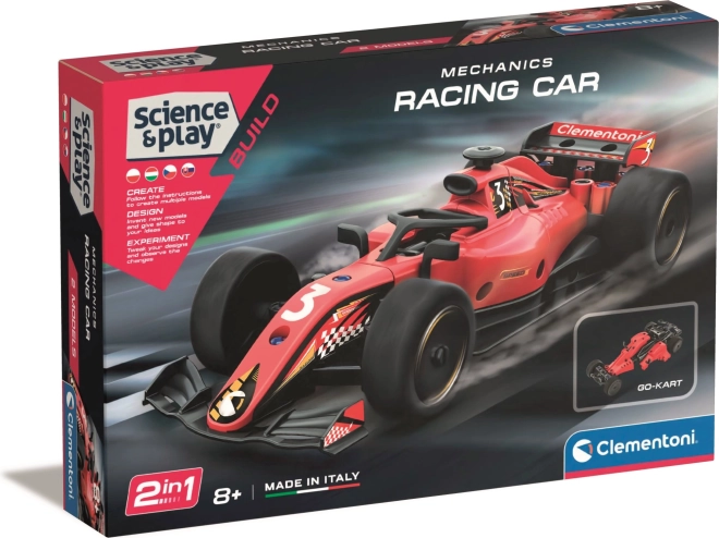 Clementoni Science & Play mekanisk laboratorium – Formel 1 2-i-1