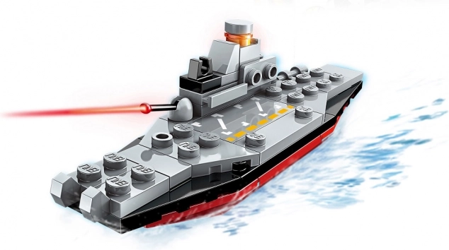 Qman QM-09 Amphibious Panzer 1803-2 Fragtskib Black Gull