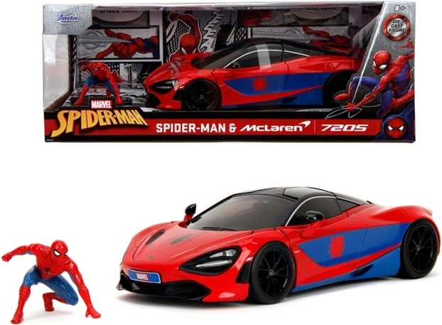 JADA Spider-Man McLaren 1:24 med figur
