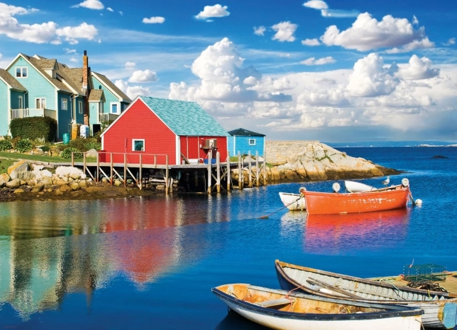 Puslespil EUROGRAPHICS Peggy's Cove, Nova Scotia – 1000 brikker