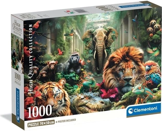 Clementoni puslespil Mystisk jungle 1000 brikker