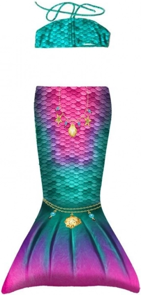 Børnebadebukser med havfrue-motiv