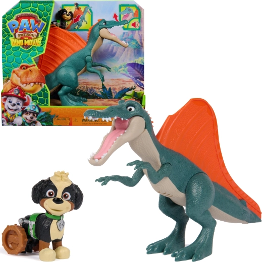Paw Patrol Rise & Roll Dino Set med spinosaurus og Rex