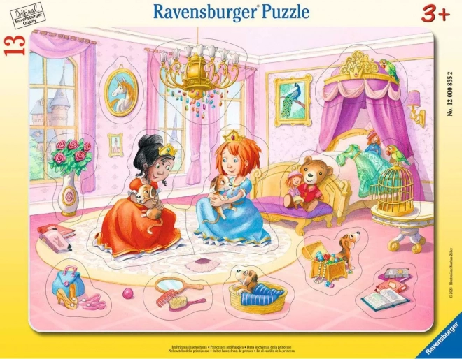 Ravensburger puslespil Prinsesser leger 13 brikker
