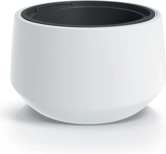 Hvid plastblomsterkrukke HEOS 34,3 cm