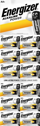 Energizer alkaline batterier AA PowerSeal 12 stk.