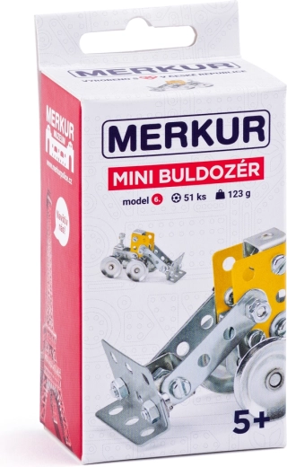 Merkur mini-byggesæt bulldozer, 51 dele