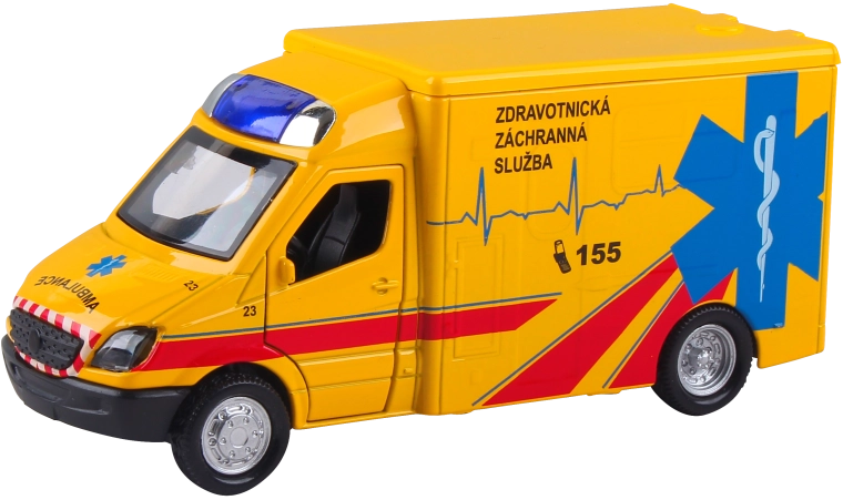 Redningsfolk ambulance ZZS Mercedes‑Benz 1:36