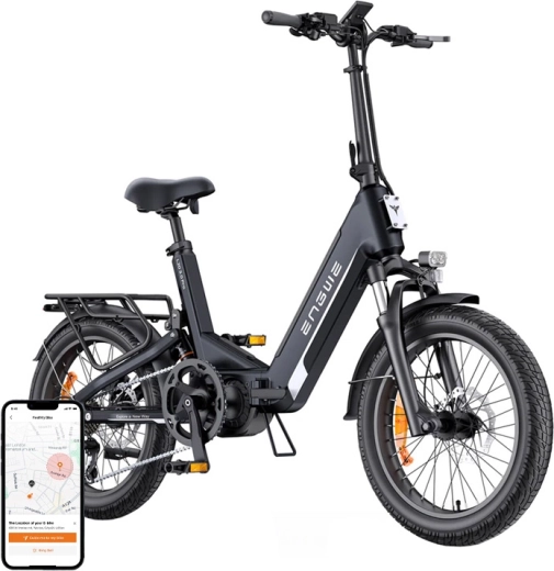 Elektrisk cykel ENGWE L20 Pro 3.0 250 W 20" sort