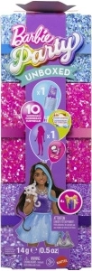 Barbie Party Reveal glamour festdukke lilla