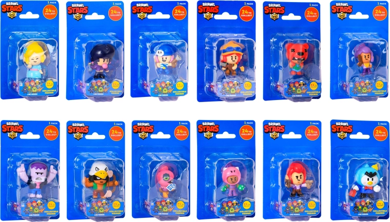 Brawl Stars samlerfigur serie 1 i blisterpakning - 1 stk.
