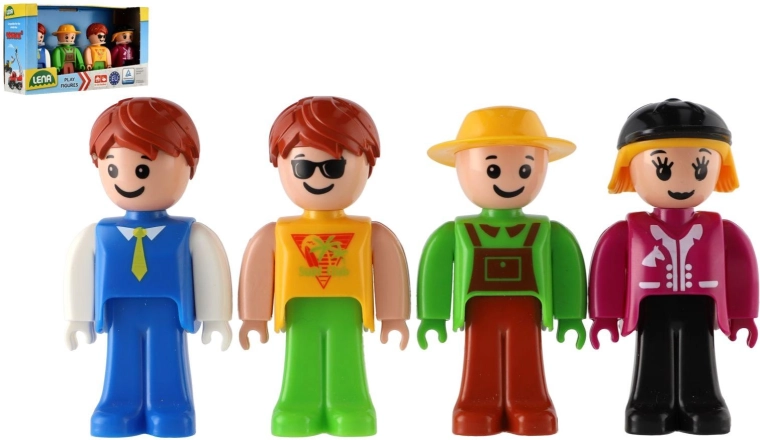 LENA figur­sæt grøn – 4 figurer til TRUXX