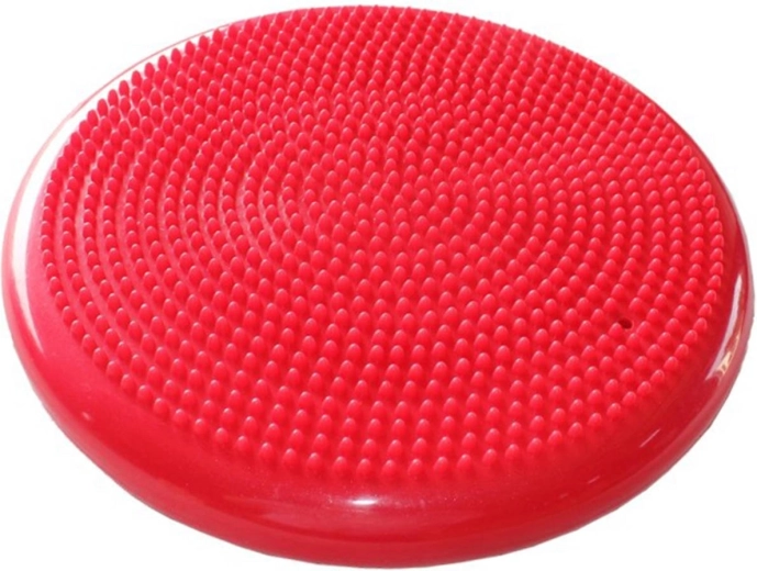 Merco Cushion dobbeltsidet balance- og massagepude rød 33 cm
