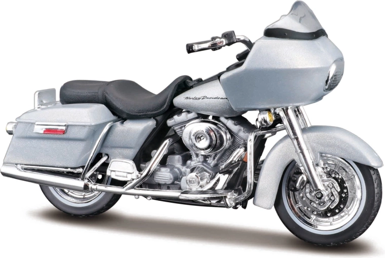 Maisto Harley-Davidson 2002 FLTR Road Glide metallisk grå 1:18