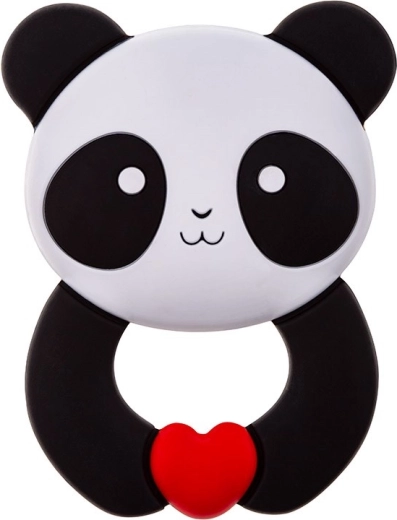 Akuku silikone-bidering panda - 1 stk.