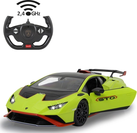 Fjernstyret bil JAMARA Lamborghini Huracán STO 1:14 grøn