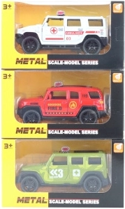 Metalbil med tilbagestræk 11,5 cm