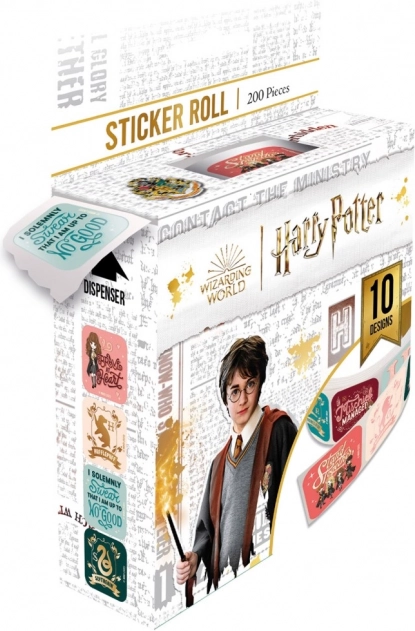 Harry Potter-klistermærker – sæt med 200 stk.